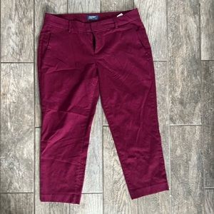 Old Navy Harper pant size 12 women’s burgundy